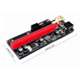 thumbnail image 4 of Tarjeta elevadora PCI-E 1X a 16X Tarjeta elevadora extensor GPU Adaptador GPU PCI-E USB 3.0 con interfaz de 6 pines, Blanco Inevent EL001235-02*2, 4 of 7