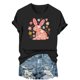 thumbnail image 3 of TaTaai Women's Easter Printed T Shirt Casual Short Sleeve Round Neck Soft Blouse Loose Fit Fashion Tops Graphic Tee for Spring Holiday Party Daily Wear Gift, 3 of 6