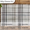 thumbnail image 5 of Split P Mason Plaid Gray Indoor Rug 2' x 3', 5 of 5