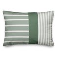 thumbnail image 2 of Creative Products Farmhouse Stripes Green 14 x 20 Indoor / Outdoor Pillow, 2 of 3