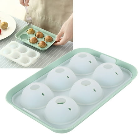 

Brrnoo DIY Home‑Made Reusable Silicone Non‑Stick Meat Ball Mold Tray Bakeware Kitchen Accessory Silicone Mold Meatball Maker