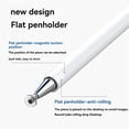 thumbnail image 4 of Magnetic Dual-Tip Capacitive Stylus with Fiber & Transparent Disc Tips - Lightweight Aluminum Body, No Battery/Bluetooth Needed - Compatible with iPad, iPhone, Android Tablets, Smartphones & Laptops, 4 of 7
