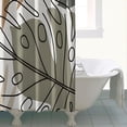 thumbnail image 4 of Brown Boho Plant Pattern Shower Curtain 72"x72" ,Bathroom Decorative Shower Curtains Set with 12 Hooks,Modern Waterproof Washable Shower Curtain, 4 of 6