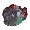 thumbnail image 3 of Estatua de pez, decoración del hogar, recuerdo, regalo para amigos, resina, adorno de escritorio para mascotas. Verde, 3 of 9