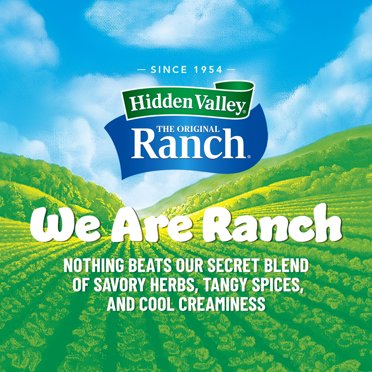 Hidden Valley Fiesta Ranch Dips Mix - 1.1 Oz Packets (Pack Of 6)