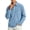 Light Blue, variant on Mens Polo Shirts Long Sleeve Corduroy Lapel Collar Men Shirts Casual Comfort Button-Down Golf Shirt with Pocket, 4XL
