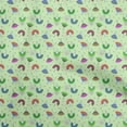 thumbnail image 1 of oneOone Cotton Flex Light Green Fabric Kids Safari Print Sewing Craft Projects Fabric Prints By Yard 40 Inch Wide, 1 of 4