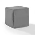 thumbnail image 4 of Crosley Furniture Patio Polyester Fabric End Table Cover in Gray, 4 of 5