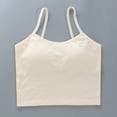 thumbnail image 4 of Bmisegm Girls Training Bras Soft Longline Camisole Tank Seamless Undergarments for Tweens Daily Underwear for Girls 10-14Y 04_Beige,10-14 Years, 4 of 6
