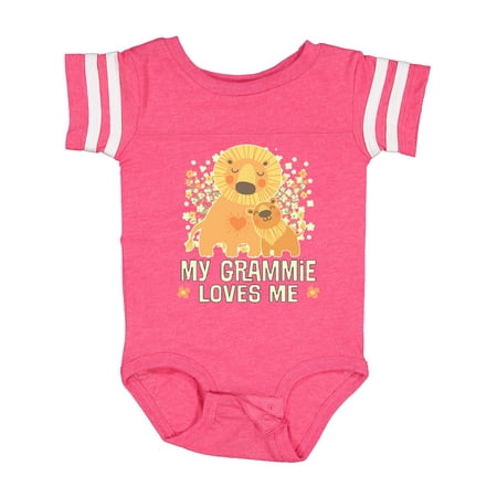 

Inktastic Grammie Loves Me Gift Baby Boy or Baby Girl Bodysuit