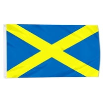 Yanbooch Saint Alban's Cross Flag banner with Grommets Man cave Decor 3x5Feet