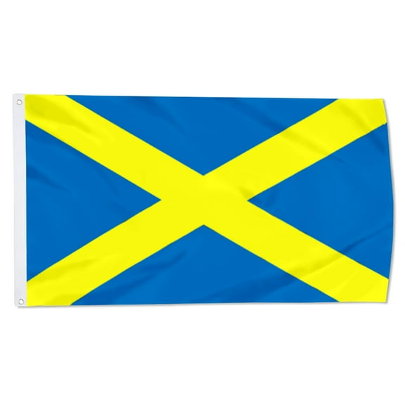 Yanbooch Saint Alban's Cross Flag banner with Grommets Man cave Decor 3x5Feet