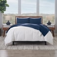 thumbnail image 3 of Ella Jayne Luxury Sateen 1200 Thread Count Cotton Navy Sheet Set, California King (4 Pieces), 3 of 4