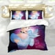 thumbnail image 5 of Cenicienta, la Princesa Conjunto de sábanas temático, trío de piezas, cómodo y amigable con la piel, diseño único, regalo de decoración para el hogar para familiares, amigos y fans,173cm *218cm, 5 of 6