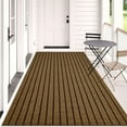 thumbnail image 7 of Semfri Runner Carpet Runner Rugs 3 x 6 ft Indoor Outdoor Rugs Area Rugs for Kitchen Bathroom Balcony Garage Entryway Stair Aisle Hallway Brown, 7 of 7