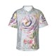 thumbnail image 1 of Fotbe Vintage Rose Camisa Hawaiana para Hombre Unisex – Camisa Casual de Verano con Botones de Manga Corta de Algodón y Lino,Large, 1 of 7