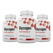(3 Pack) Glycogen Blood Balance Premium Formula, Glycogen Capsules - 180 Count