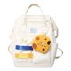 thumbnail image 2 of Bolsa Mochila de mujer Moda Mochilas escolares Múltiples bolsillos Nylon para vacaciones (Blanco) Sywqhk Para Estrenar, 2 of 9