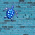 thumbnail image 4 of YWMJZEU Natural Style Metal Wall Decor Animal Ornament Turtle Decoration for Home Blue Bleu, 4 of 7