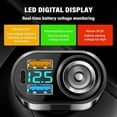 thumbnail image 6 of 4-In-1 Fast Car Charger With Pd30W And Qc0 Fast Charging Lighter Usb Expansion, Led Digital Display Real-Time Voltage Monitoring & 360° Rotational Adjustment, Universal 12V/24V, 6 of 9
