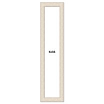 6x36 Frame White Real Wood Picture Frame Width 1.75 inches | Interior Frame Depth 0.5 inches |
