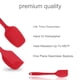 thumbnail image 3 of Juego de Espátulas de Silicona Unique Bargains Rojo 3uds, 3 of 7