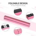 thumbnail image 4 of Soozier 7ft Pink Gymnastics Balance Beam | Folding Design, Wood Core | Home Gym & Training Exercise Beam - 82.7" L, 4 of 7