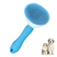thumbnail image 1 of Pet Grooming Brush Dog Brush Cat Brush Dog Hair Brush Self-Cleaning Brush Pet Hair Removal Tool Pet Comb Suitable for Dogs and Cats Gentle Removal of Loose Hair, 1 of 8
