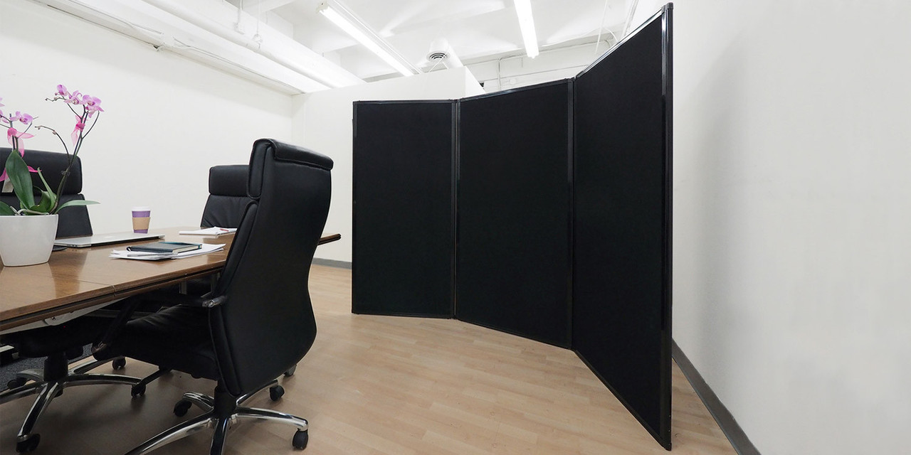 Versare Polycarbonate Privacy Screen Folding Panel | 3 Panels | 7'6" Wide x 5'10" Tall Opal - image 4 of 7