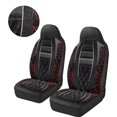 thumbnail image 3 of Uorisanigo Universal Car Seat Covers Washable Faux Leather Print Highback Bucket Seat Covers - Fit Most Cars, Trucks, SUVS, Vans 2 PCS Auto Protectors Front Seats Cover, 3 of 7