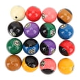 thumbnail image 1 of Pool Balls Set, Professional Billiard Balls 2.25in 16pcs Vibrant Color  for Practice, 1 of 7