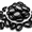 12lb-black, variant on 12lb Black Polished Irregular River Rock Landscape Decoration, 2-3 Inches