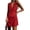 Red, variant on Cotton Linen Womens Dresses Sexy V-Neck Sleeveless Basic Tank Dress Chic Elegant Ladies Dresses Summer Sale Vestidos Para Mujer,White,L