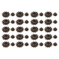 thumbnail image 2 of 20pcs Daisy Conchos Heblas Decorativos, Patrones De Metal Esculpidos, Remolinos Turquesa De Imitación, Botones De aleación Occidental Vintage Para Artículos De Cuero, Obras De, 2 of 7
