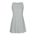 thumbnail image 3 of HAJWOH Summer Dresses for Women Party Dress Casual Sleeveless Sundress Knee Length Dress with Pockets, 3 of 6