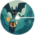 thumbnail image 1 of FMSHPON Halloween Cute Bat Xmas Christmas Tree Skirt Stand Mat for Holiday Party Decoration Indoor Outdoor 36 inches, 1 of 6