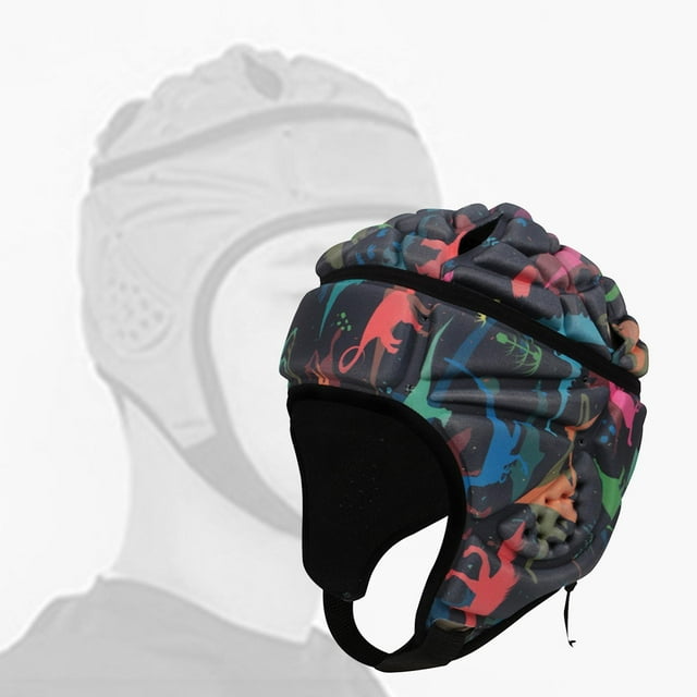 Breathable EVA Rugby Headgear Soccer Hockey Head Protector Colorful