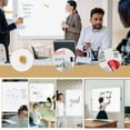 thumbnail image 4 of TOWON Double-Sided Mobile Whiteboard - 48"x36" Large Height Adjustable Magnetic Dry Erase Board on Wheels, 360° Rolling Office White Board Pizarra - Sliver, 4 of 12