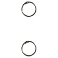 thumbnail image 3 of Wosthever 50 piezas de anillos de encuadernación de Metal, álbumes circulares DIY, aros de libro de hojas sueltas, anillo de álbum de recortes Type2 NO2, 3 of 6
