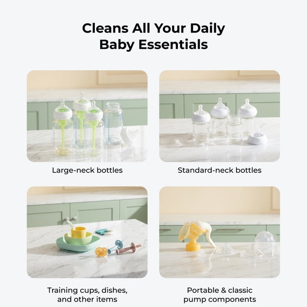 Momcozy Baby Bottle Washer, Sterilizer & Dryer Combo for Easy