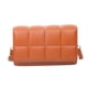 thumbnail image 1 of Bolso cuadrado pequeño de moda minimalista urbana, bolso bandolera de hombro naranja, 1 of 5