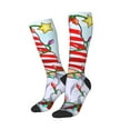 thumbnail image 2 of Balery Funny Christmas Gnome Printed Novelty Socks Men's Women's Crew Socks Sports Socks Knee High Socks Cotton Socks Quirky and Cool Socks, 2 of 9