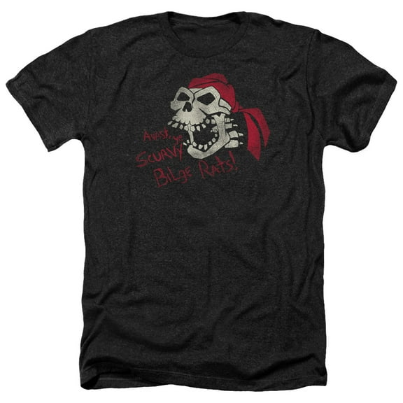 - Scurvy Bilge Rats - Heather Short Sleeve Shirt - Large