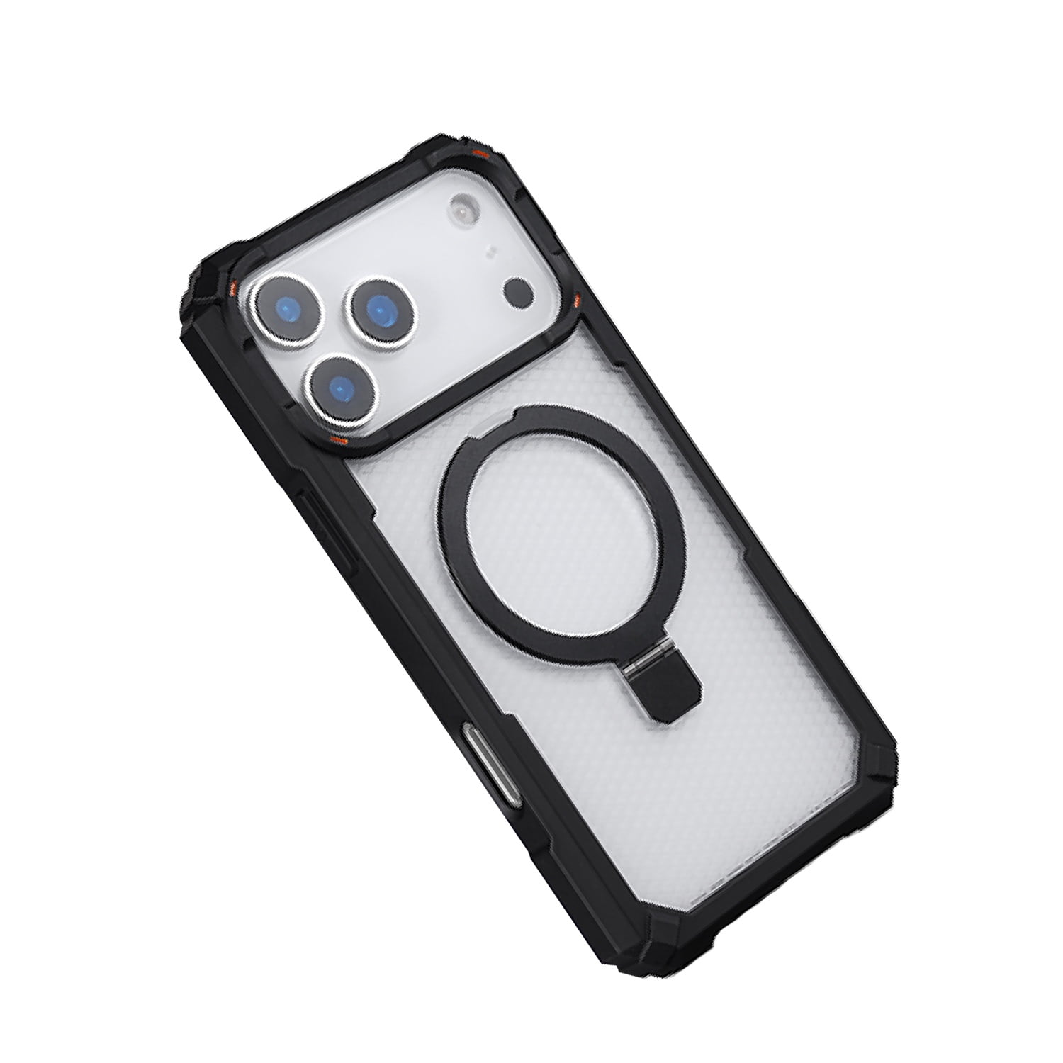 Rugged Stand Case for iPhone 17 Pro - Black