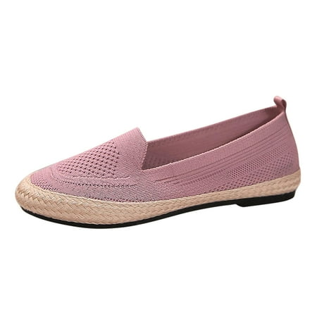 

Caqnni Flats Shoes Women Women s Dress Shoes Business Dressy Casual Shoes Ballet Flats Loafers Comfortable Slip on Casual Shoes (Pink 7.5)