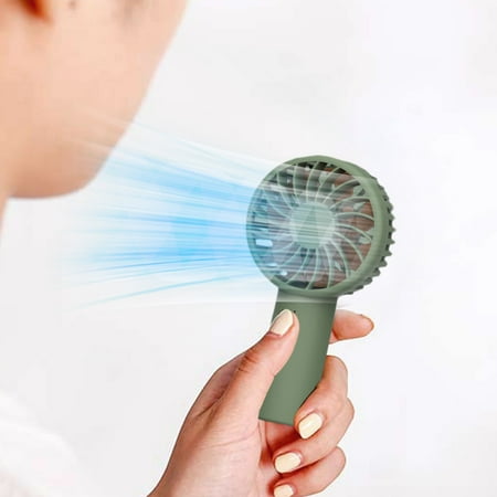 

YMUQEIGH Deals Handheld Fan Low Noise Handheld Fan Rechargeable 3-speed Adjustable Suitable For Outdoor Travelling Indoor Office And Home Use.