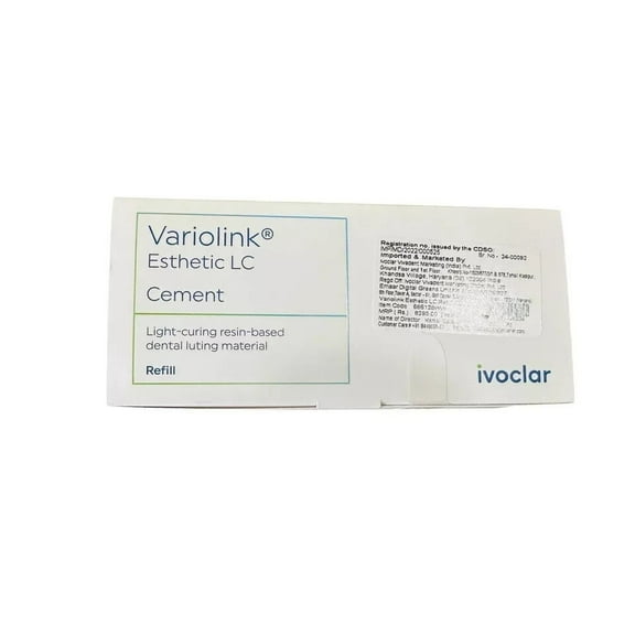 Ivoclar Vivadent Variolink Esthetic LC Resin Base Dental Luting Material Neutral