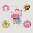 thumbnail image 6 of URSOFINE Color Block Drawstring Backpack Lightweight Large Capacity Casual Daypack, 6 of 8