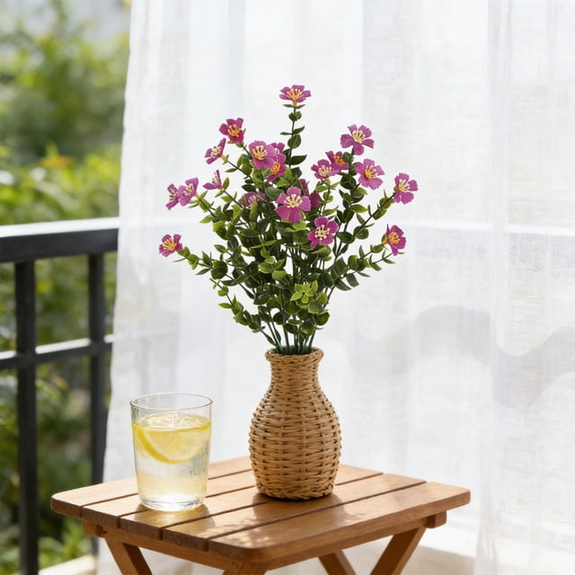 Eucalyptu And Camellia Artificial Plants Home Decor Artificial Flower Ornaments Fresh And Whimsical Photography Bouquets Dried Flowers