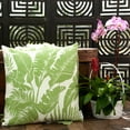 thumbnail image 2 of Parkland Collection Canary Tropical Green Pillow Cover With Down Insert, 2 of 10